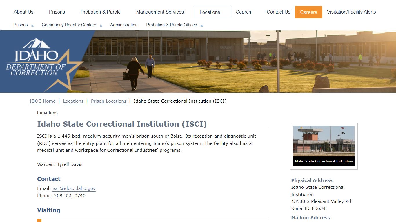 Idaho State Correctional Institution (ISCI)